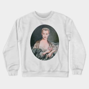 Girl in the Fireplace Crewneck Sweatshirt